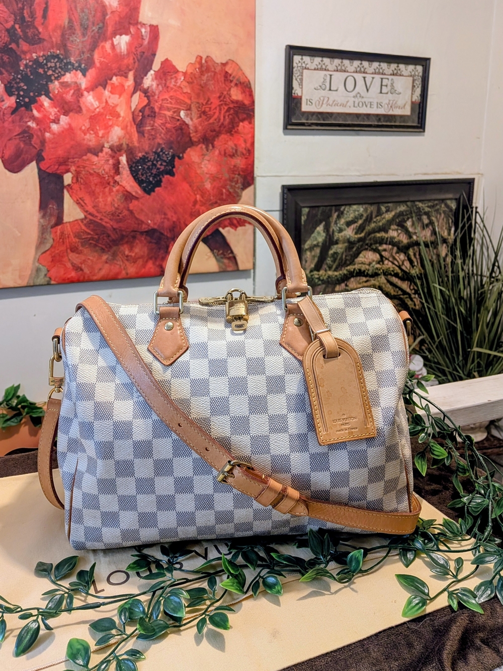❌ SOLD ❌ Louis Vuitton Damier Azur Bandouliere Speedy 30 - VGC - Includes COA